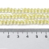 Electroplate Glass Bead Strands X-EGLA-R015-4mm-26-3