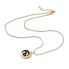 Alloy Rhinestone Pendant Necklaces NJEW-H306-A07-G-4