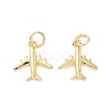 Rack Plating Brass Charms ZIRC-C042-09G-3