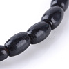 Natural Obsidian Bead Strands X-G-R356-51-3