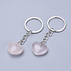 Natural Rose Quartz Keychain KEYC-S253-09-2