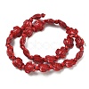 Dyed Synthetic Turquoise Beads Strands G-M152-02-B-5