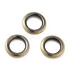 Tibetan Style Rack Plating Brass Linking Rings KK-Q805-19AB-1