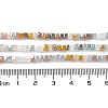 Gradient Color Electroplate Glass Bead Strands X-GLAA-E042-05-B05-5