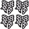 9Pcs Polyester Embroider Thread Iron on/Sew On Patches PATC-CY0001-62-6