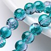 Crackle Glass Beads Strands X-CCG-Q002-6mm-06-1