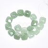 Natural Green Aventurine Beads Strands G-S357-D02-05-2