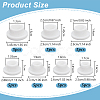 35Pcs 7 Styles Silicone Hole Plugs AJEW-OC0005-66-2