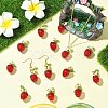 30Pcs Acrylic Lampwork Pendants PALLOY-CJ00160-6