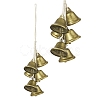 Iron Witch Bells Protection for Door Knob Hanger HJEW-JM00917-1