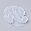 Letter DIY Silicone Molds X-DIY-I034-08R-2