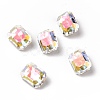 Light AB Style Glass Rhinestone Cabochons RGLA-J018-A-001LA-2