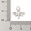 Rack Plating Brass Micro Pave Clear Cubic Zirconia Pendants LS-KK-B093-10A-P-3