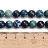 Natural Azurite Beads Strands G-G475-A04-8mm-5
