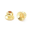Apetalous Brass Bead Caps KK-K086-20G-3