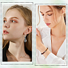 DIY Natural Black Onyx & Lava Rock & Tiger Eye Round Beads Bracelets Making Kits DIY-SC0030-25-5