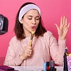 13pcs 13 colors Solid Color Fitness Yoga Running Elastic Cloth HeadBand MRMJ-GF0001-32-7