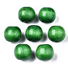 Spray Painted Natural Wood Beads WOOD-ZX040-01B-02-LF-1