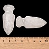 Natural Rose Quartz Craved Sword Model Ornament DJEW-C019-02C-3