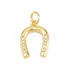 Brass Micro Pave Cubic Zirconia Pendants KK-H273-40G-01-1