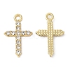 Alloy Rhinestone Pendants ALRI-P005-02G-1