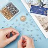 600Pcs 2 Colors 304 Stainless Steel Bead Tips STAS-SC0005-04-3