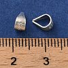 925 Sterling Silver Snap on Bails STER-K177-04B-S-3