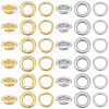 200Pcs 2 Colors Iron Grommet Eyelet Findings IFIN-GF0001-59D-1