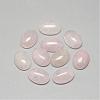 Natural Rose Quartz Cabochons G-R415-14x10-48-1