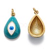 Brass Enamel Pendants KK-O140-01H-G-2