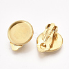 201 Stainless Steel Clip-on Earring Findings STAS-T045-34C-G-2