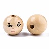 Unfinished Natural Wood Beads X-WOOD-T019-31-A-18mm-3