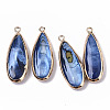 Natural Freshwater Shell Pendants SHEL-R047-03A-1