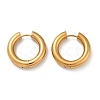 202 Stainless Steel Polishing Hoop Earrings EJEW-M106-02G-05-4