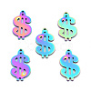 Ion Plating(IP) 201 Stainless Steel Charms STAS-N098-133M-2