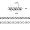 Brass Twisted Chains CHC-S095-P-NF-6