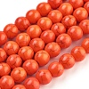 Synthetic Turquoise Beads Strands TURQ-G106-8mm-02G-1