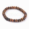 Natural Mixed Stone Beads Stretch Bracelets BJEW-JB03376-2
