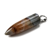 Natural Indian Agate Pointed Pendants G-F820-12R-2
