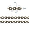 Brass Cable Chains CHC-X0001-02AB-FF-6