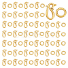 40 Sets Tibetan Style Hook and Eye Clasps FIND-PH0025-31-1