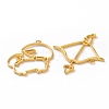 Zinc Alloy Open Back Bezel Pendants PALLOY-D580-05G-3