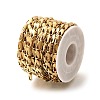 304 Stainless Steel Oval Link Chains CHS-H035-01G-2