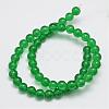 Natural & Dyed Malaysia Jade Bead Strands G-A146-6mm-A-2