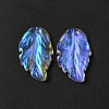 Dyed & Heated Glass Pendants X1-GLAA-B009-06H-4