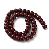 Spray Painted Synthetic Non-magnetic Hematite Beads Strands G-C248-F01-4mm-2