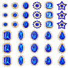 100Pcs Teardrop/Heart/Star Sew on Rhinestones GACR-TA0001-07D-3