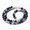 Natural Striped Agate/Banded Agate Bead Strands X-G-K155-A-6mm-10-2