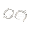 SHEGRACE Brass Hoop Earrings Findings XGR0157P-87P-2