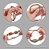 4Pcs Nylon Braided Bracelet BJEW-SZ0002-48B-4